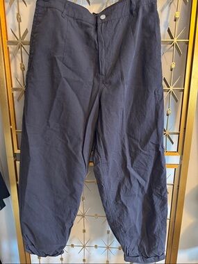 ASOS Straight-Leg Pants in Dark Navy